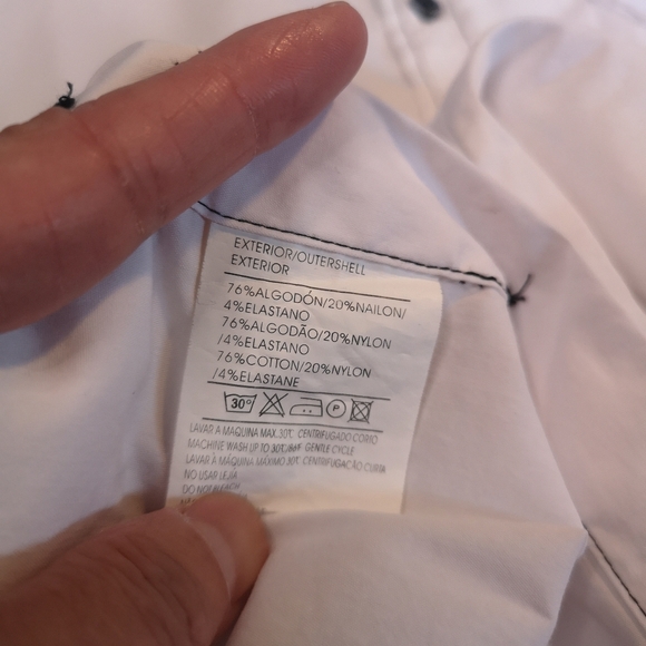 DR&N White Sirt Black Thread, Short Sleeve Button Down Causal Slim Wear Size: XL - Picture 8 of 13